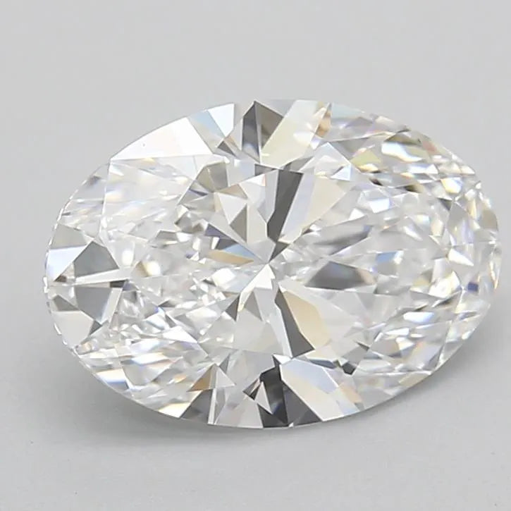 2.90ct Oval Lab Grown Diamond (Colour D, Clarity IF, GIA Certified)