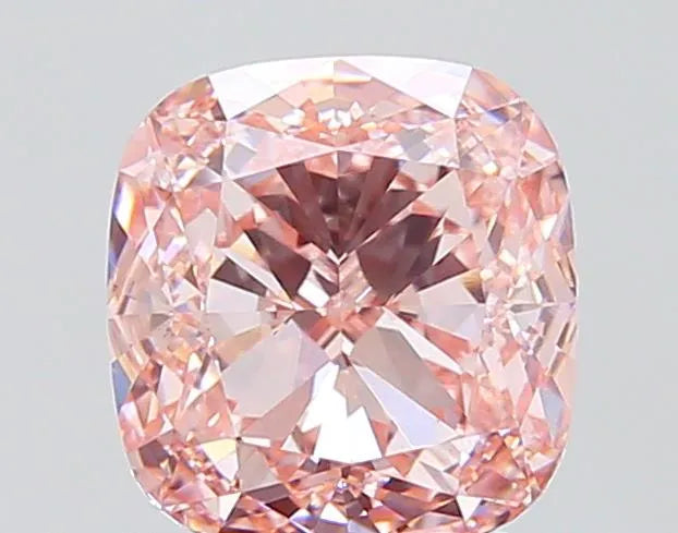 3.02ct Cushion modified Lab Grown Diamond (Colour Fancy Intense Pink, Clarity VS2, IGI Certified)
