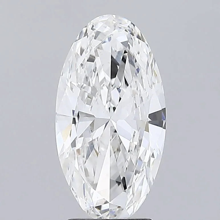 3.06ct Oval Lab Grown Diamond (Colour F, Clarity VS2, IGI Certified)