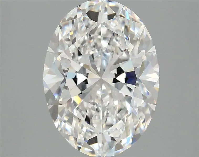 3.10ct Oval Lab Grown Diamond (Colour D, Clarity VVS2, IGI Certified)