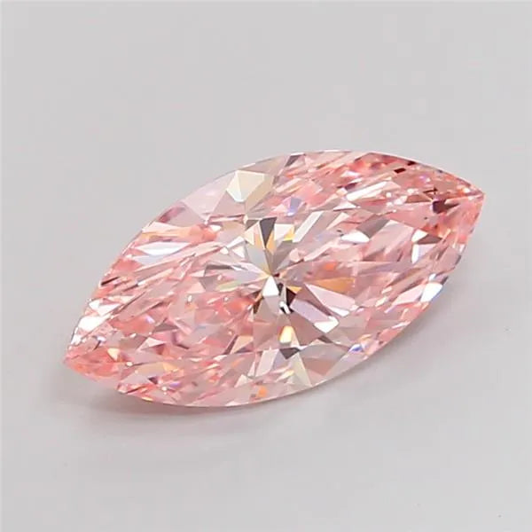 3.54ct Marquise Lab Grown Diamond (Colour Fancy Vivid Pink, Clarity VVS2, IGI Certified)