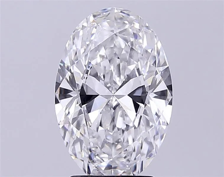 4.00ct Oval Lab Grown Diamond (Colour D, Clarity VVS2, IGI Certified)