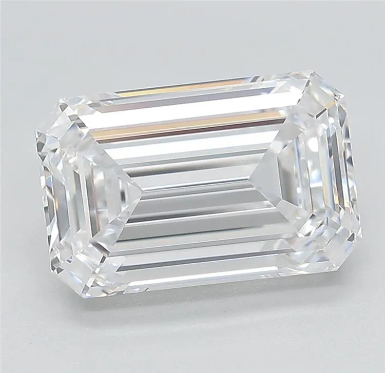 4.02ct Emerald Lab Grown Diamond (Colour D, Clarity IF, Cut EX, IGI Certified)