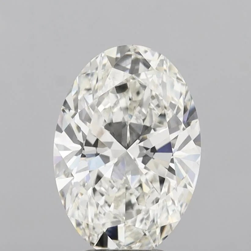 4.08ct Oval Lab Grown Diamond (Colour H, Clarity VVS2, IGI Certified) - Diamond Lab Boutique