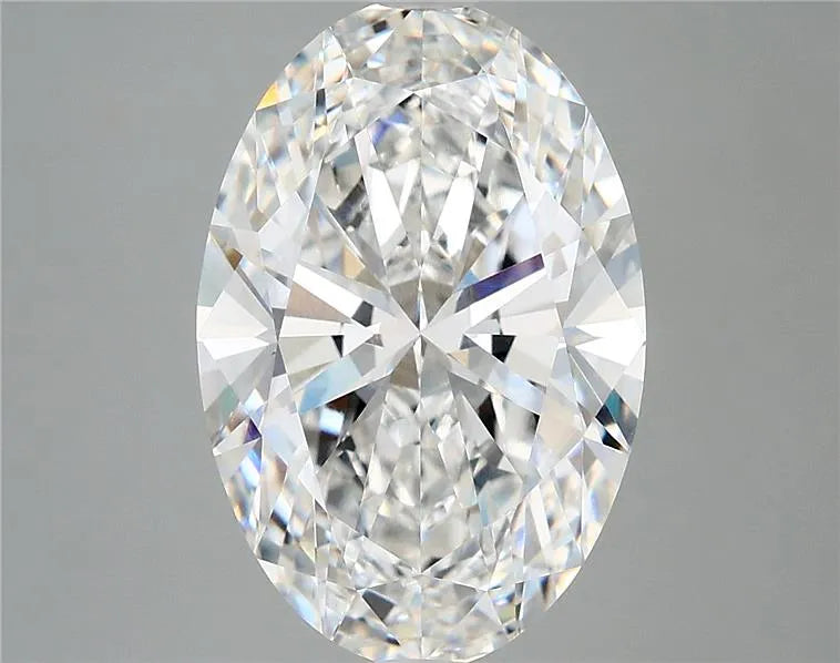 4.92ct Oval Lab Grown Diamond (Colour F, Clarity VVS1, IGI Certified)