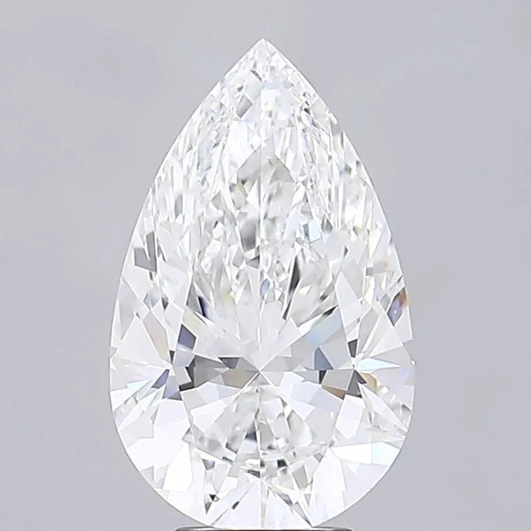 6.50ct Pear Lab Grown Diamond (Colour F, Clarity VVS2, IGI Certified)
