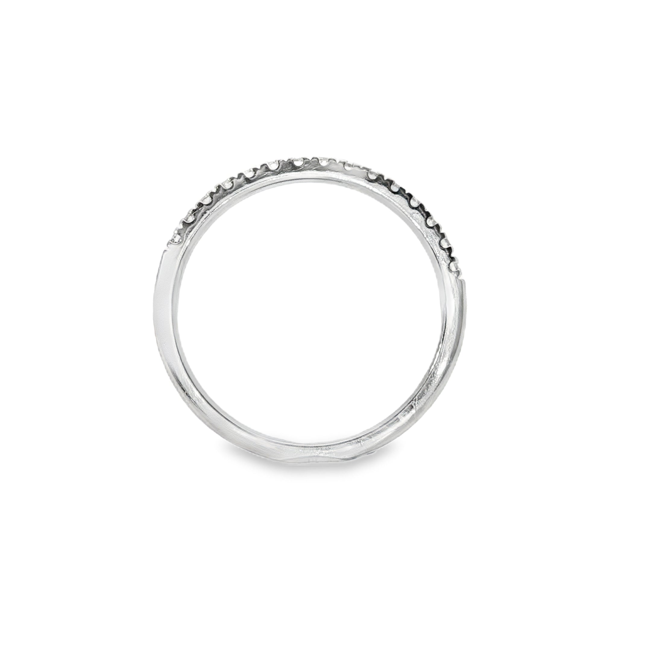 9ct White Gold Lab Grown Diamond Wedding Band – 0.30ct TDW