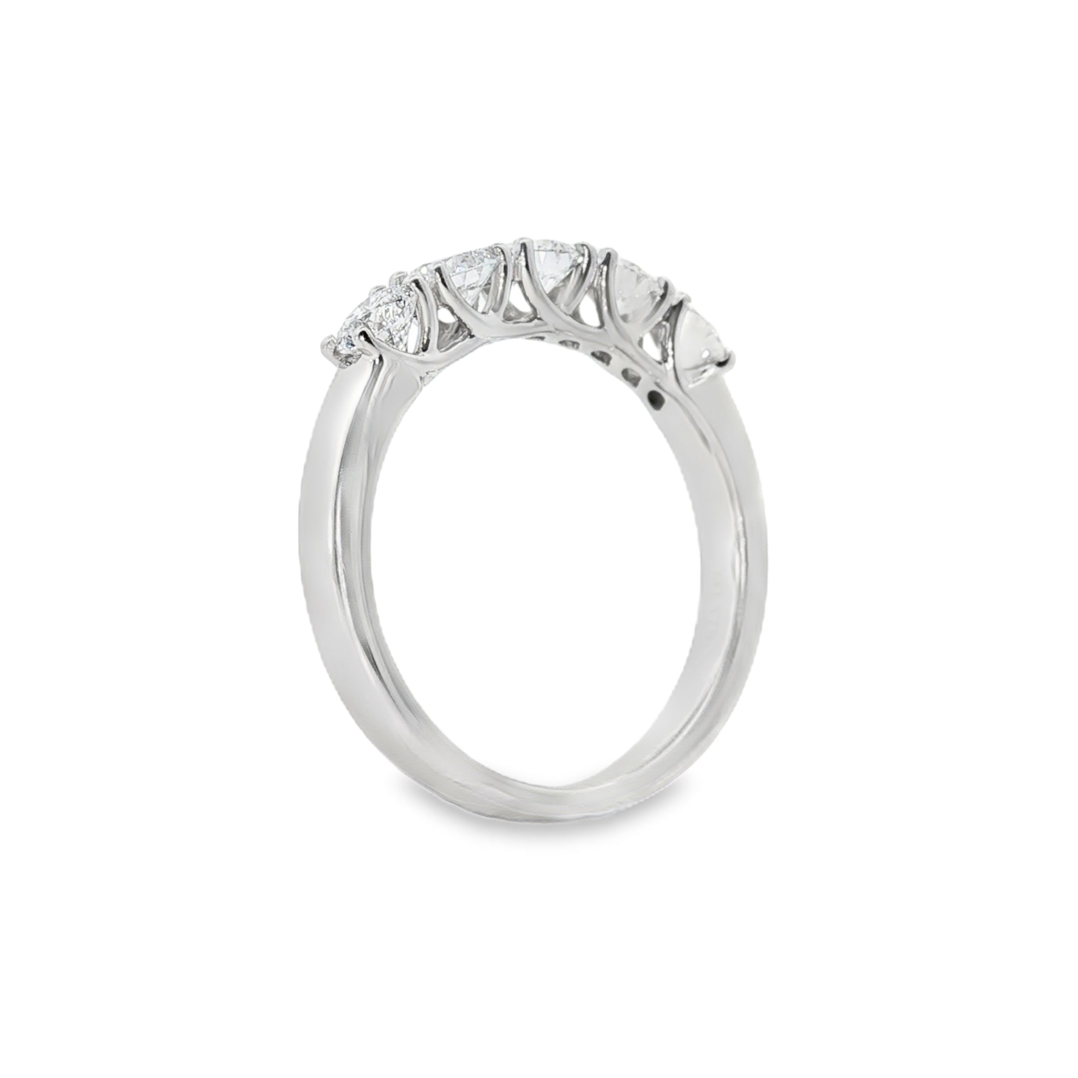 1.05ct Round Brilliant Lab-Grown Diamond Eternity Band in 9ct White Gold
